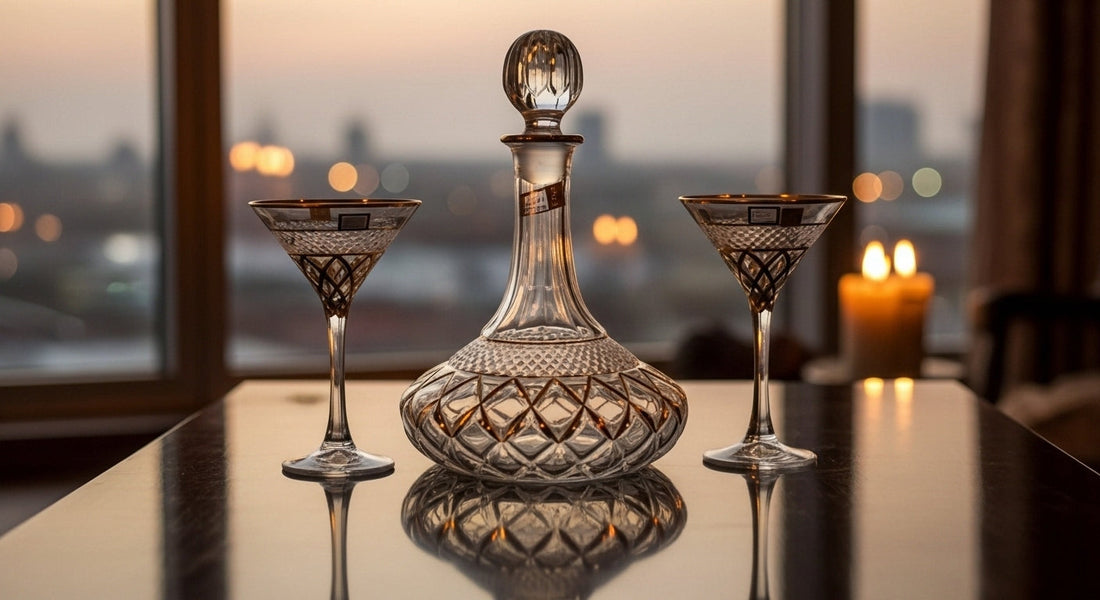 أطقم كريستال جاهزة للنيش - دليل الجودة والسعر لتوفير ميزانية العروسة