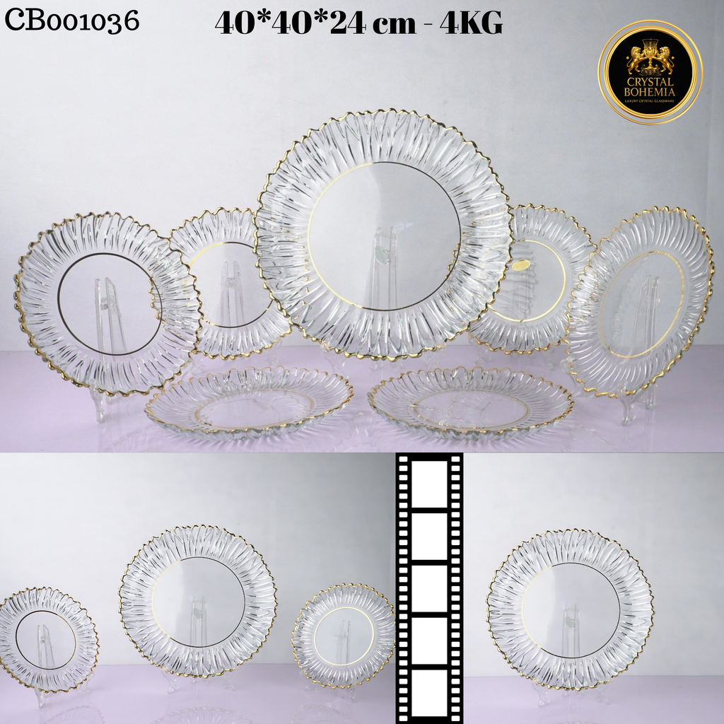 اطباق بونبونيرا كريستال بوهيمي   (CB001036)