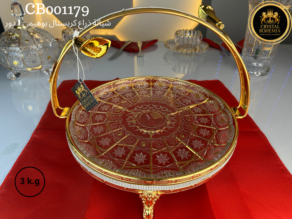 شيالة ذراع كريستال بوهيمي بتصميم فاخر