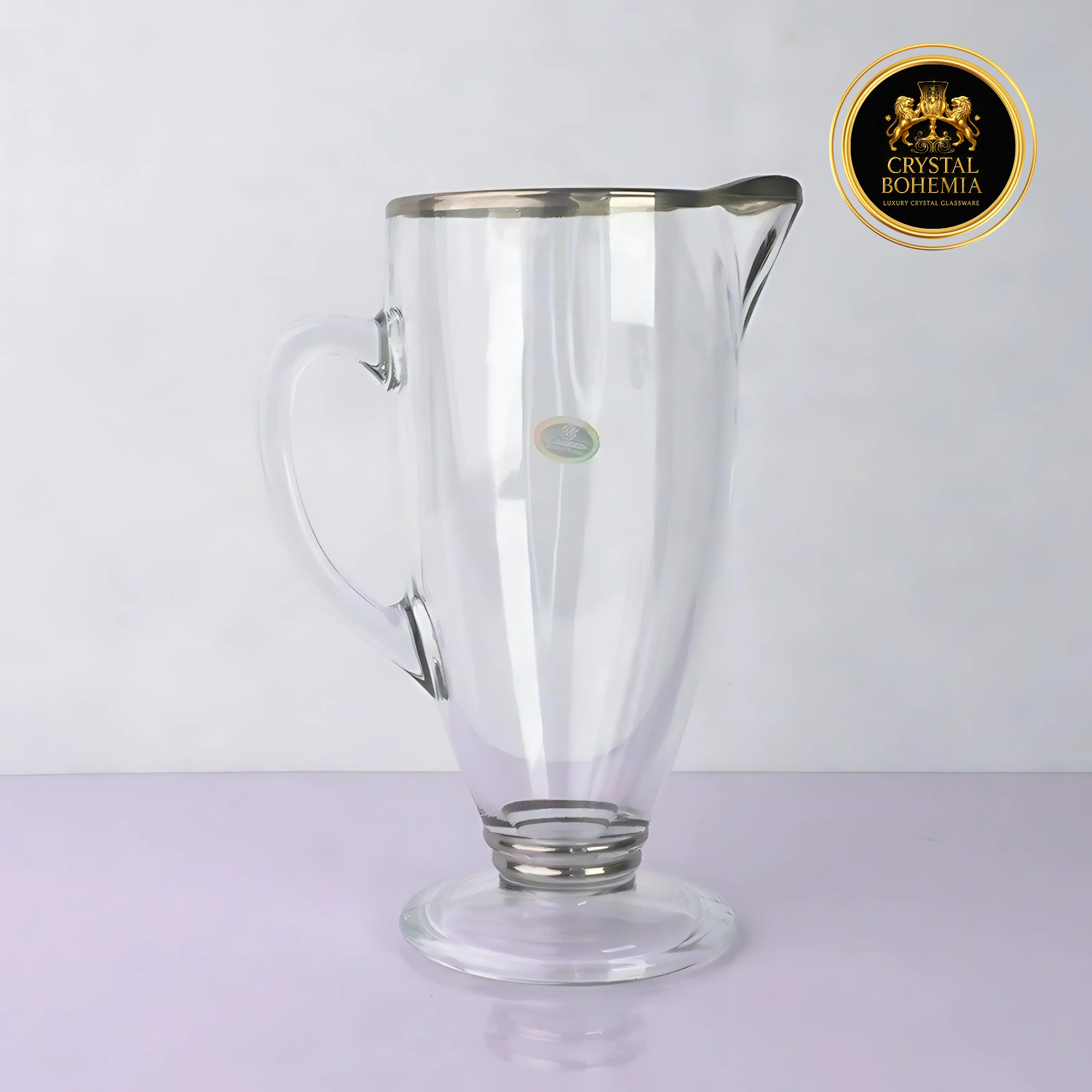 طقم  كريستال تركي مذهب 7قطع  (CB001038)