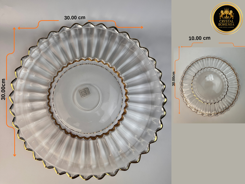 مقاسات جاتوه كريستال بوهيمي ذهبي مناسب لتنسيق النيش وجهاز العروسة