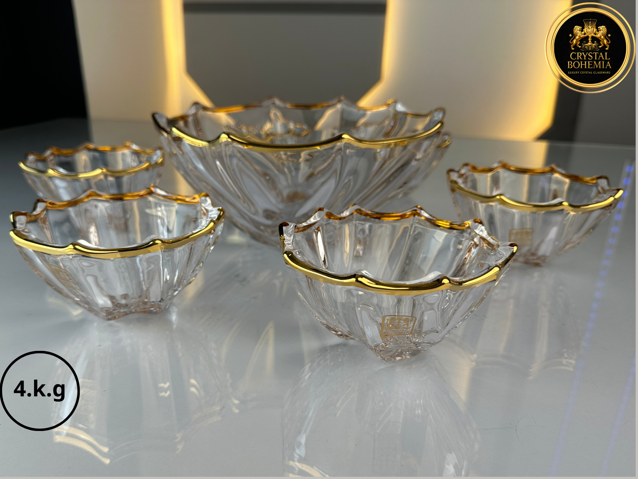 طقم خشاف كريستال مناسب لجهاز العروسة