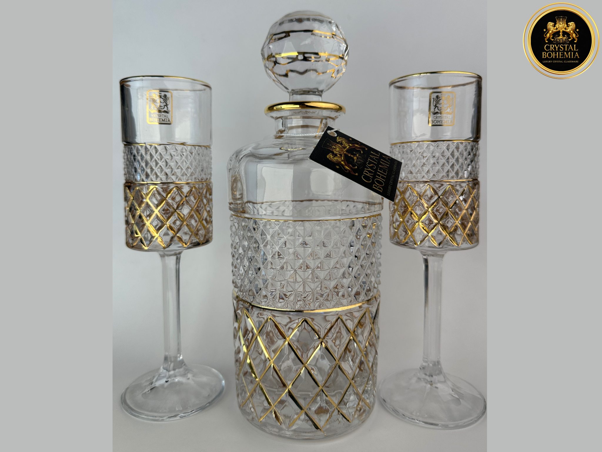 طقم كاسات بقارورة مناسب لجهاز العروسة