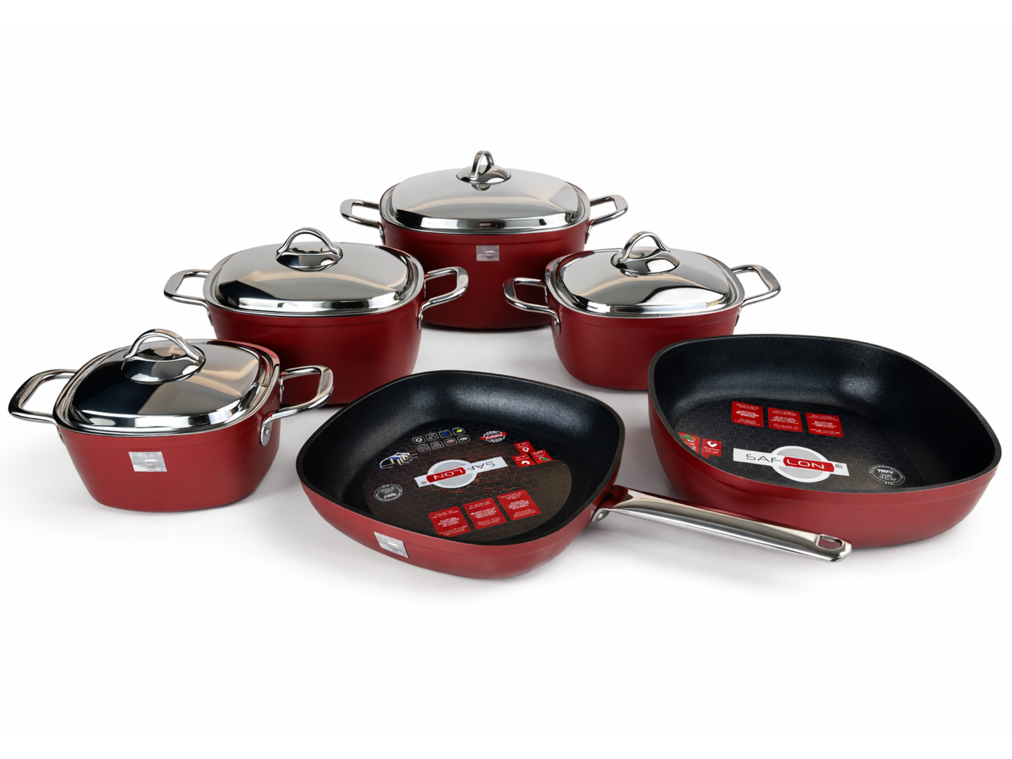 titanium cookware set 10 pcs