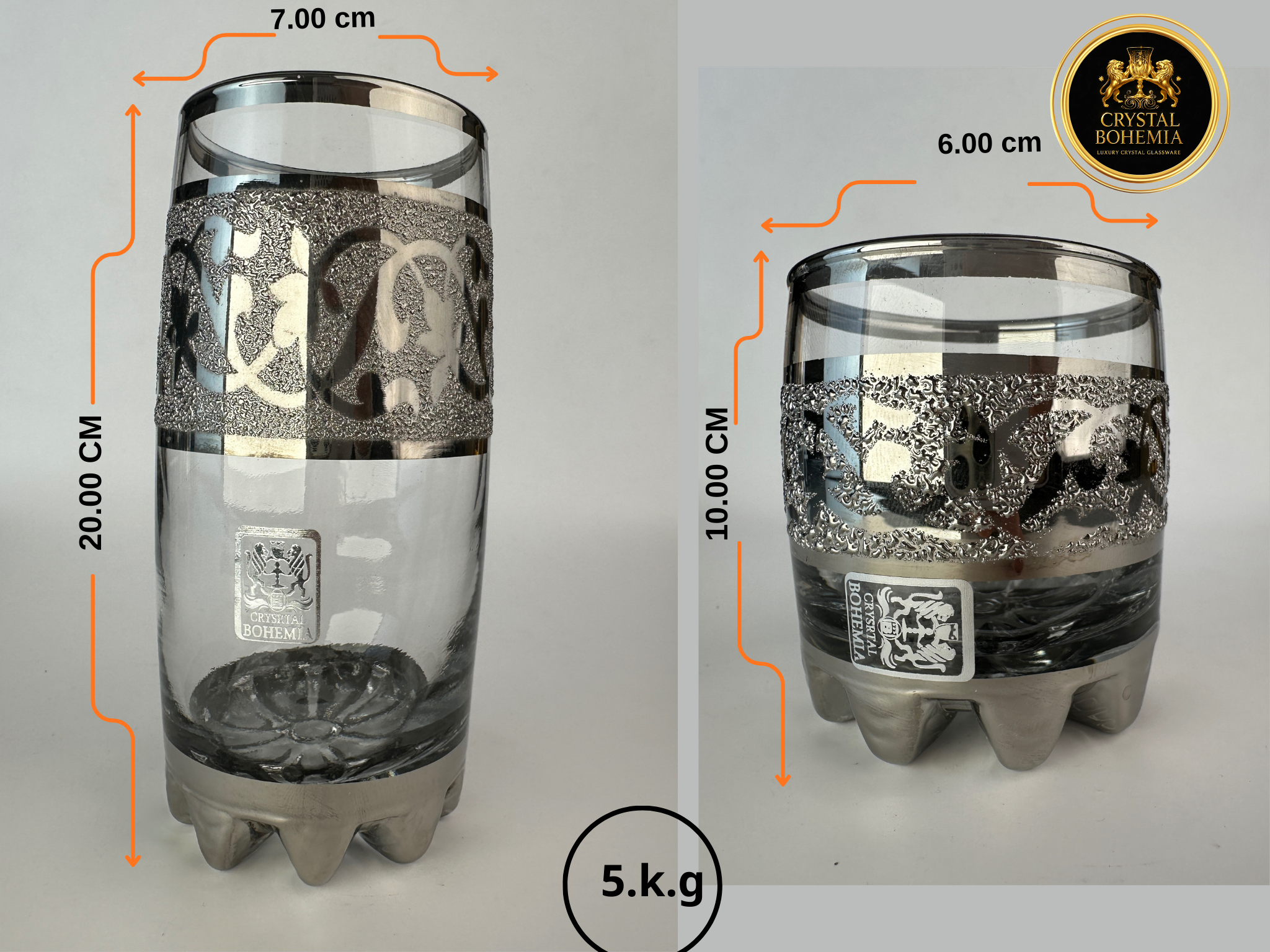  مقاس طقم كاسات كريستال مناسب لجهاز العروسة