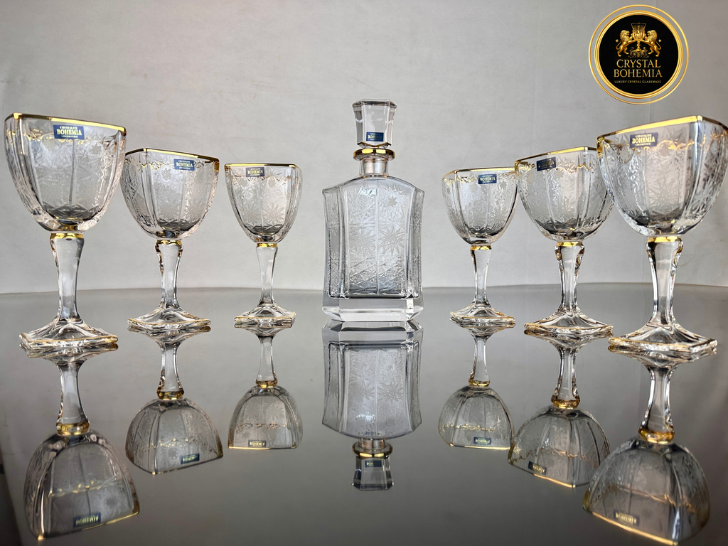 طقم شربات أريزو خمسات كريستال بوهيمي