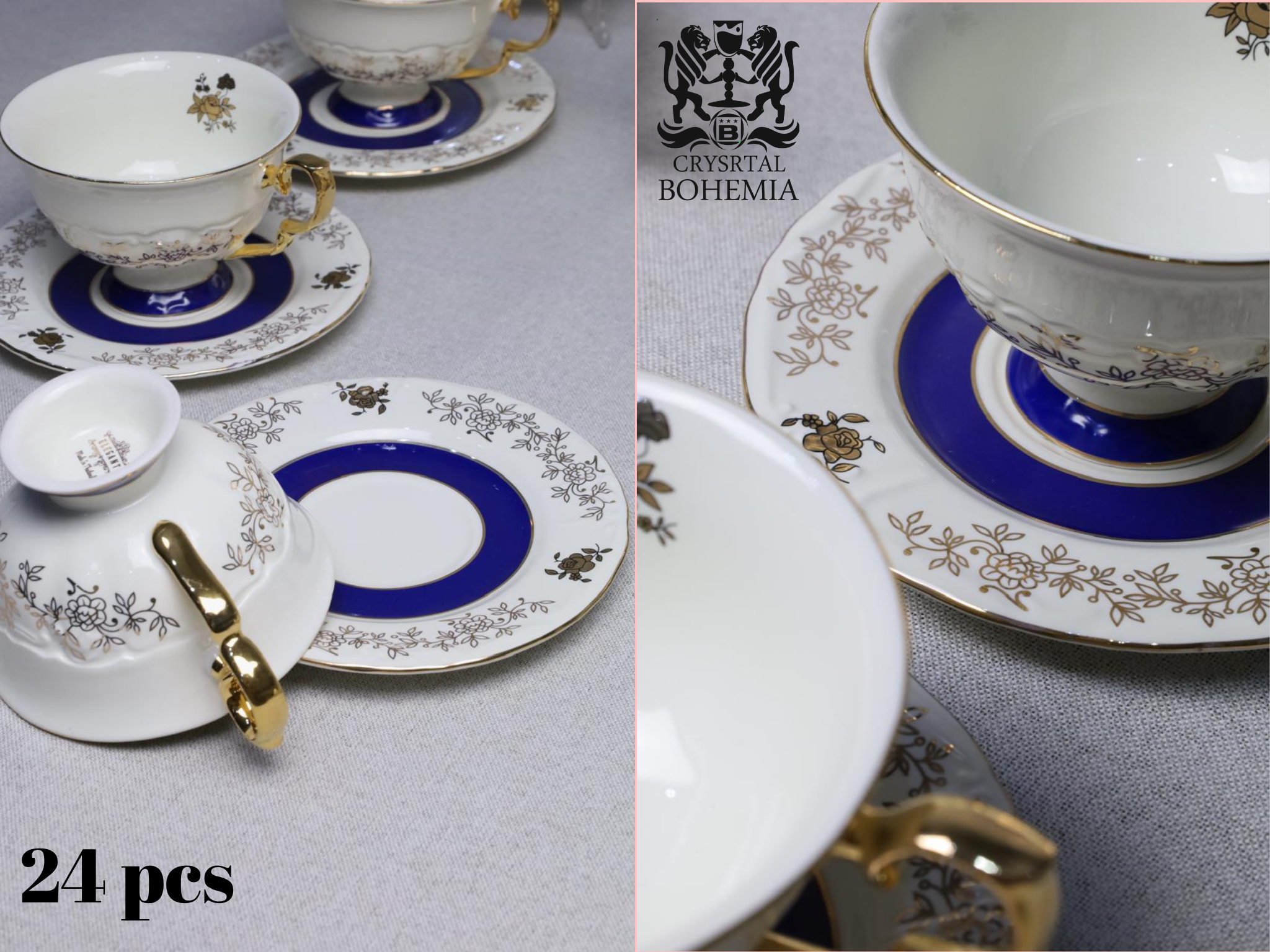 luxury tea set gold
