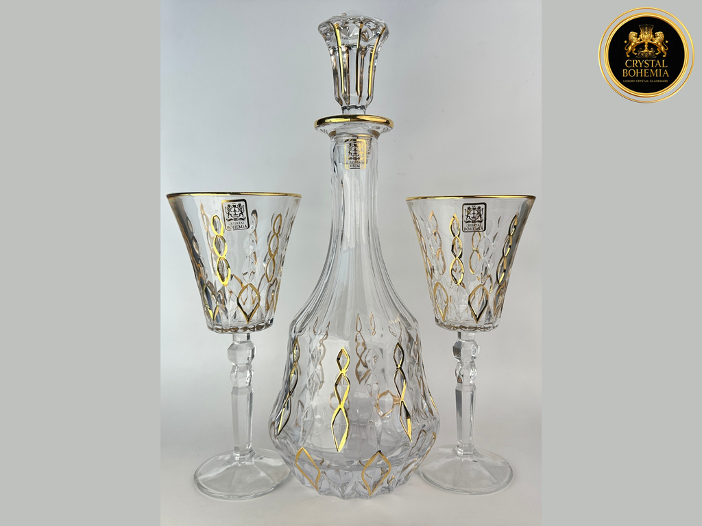طقم شربات كريستال بوهيمي مارلين للتقديم الراقي