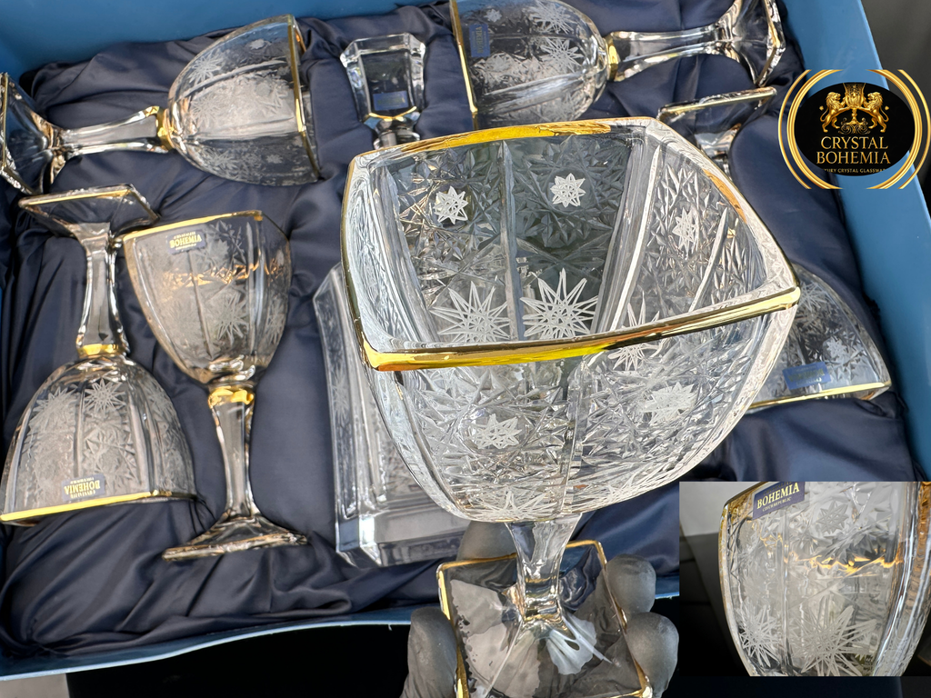 طقم شربات أريزو خمسات كريستال بوهيمي