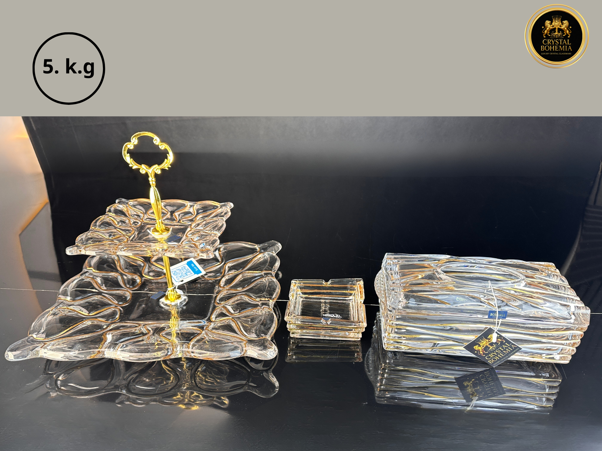 جاليري كريستال بوهيمي بتصميم أوشن للضيافة والديكور