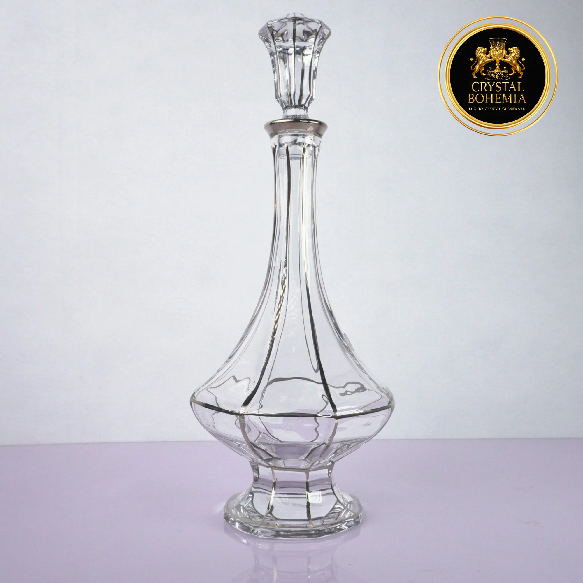 طقم كاسات كريستال بوهيمي كبير الحجم 7 قطع CB001064