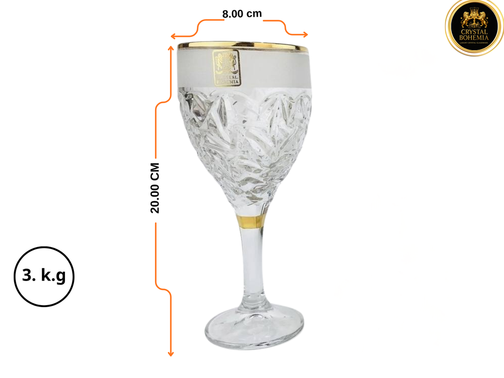 طقم كاسات نيكوليت رمل ذهبي 6 قطعة - CB001190
