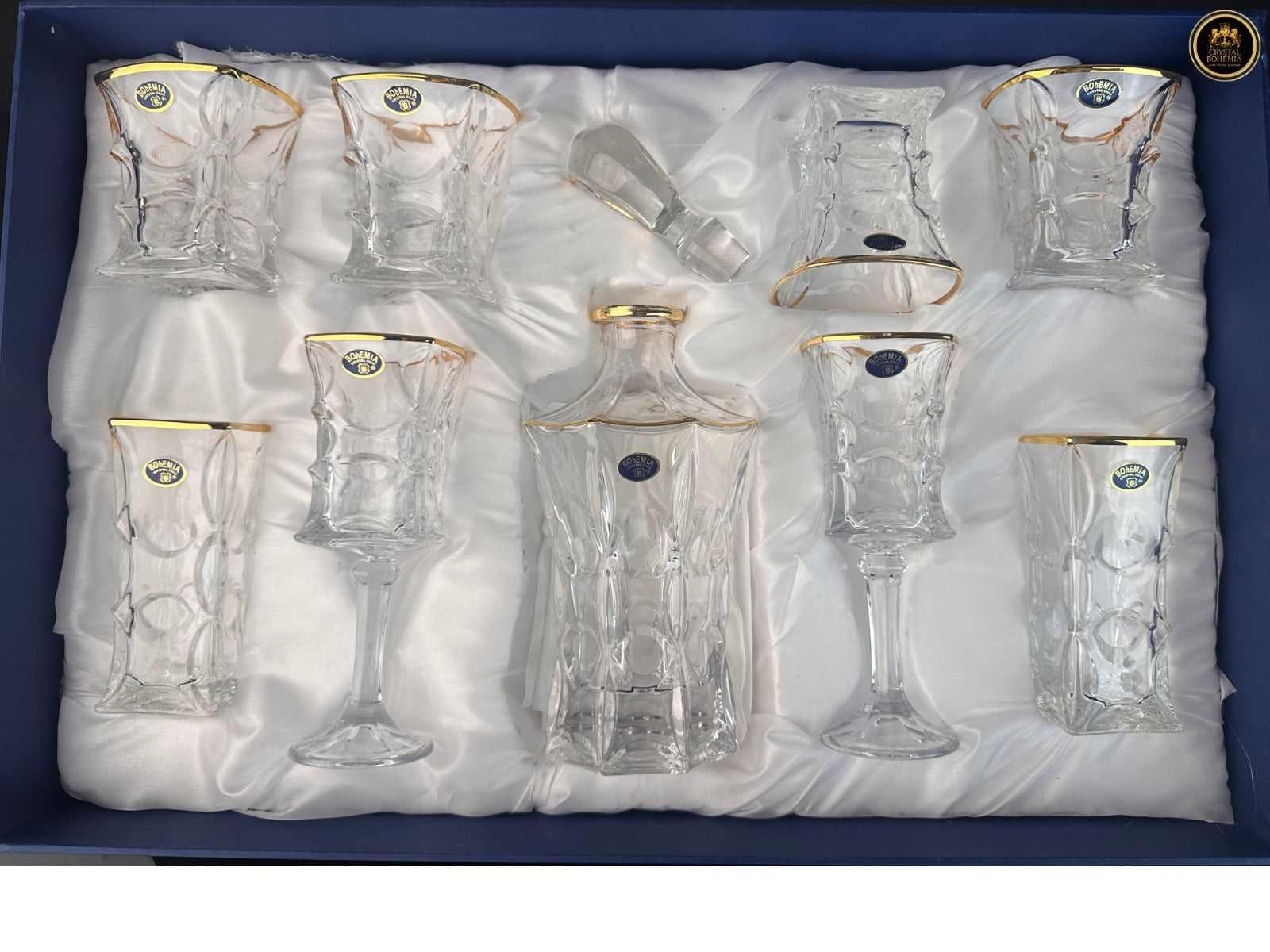 طقم كريستال بوهيمي 19 قطعه (cb001088)