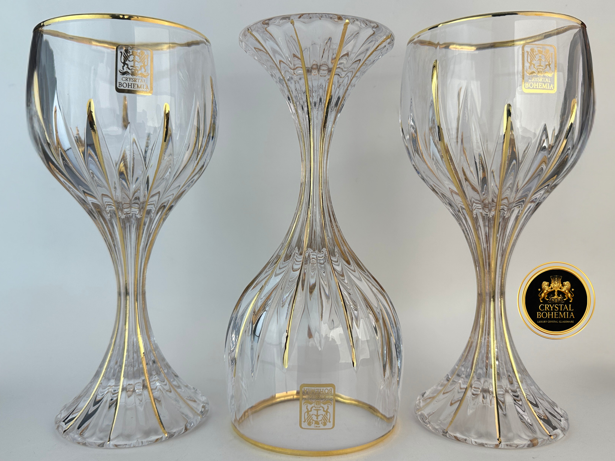 طقم كاسات ذهبي مناسب لجهاز العروسة