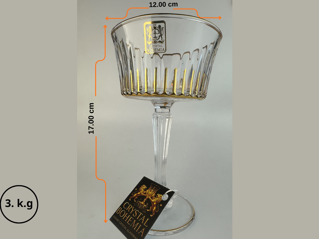 مقاس طقم كاسات جيلي أسترال كريستال بوهيمي