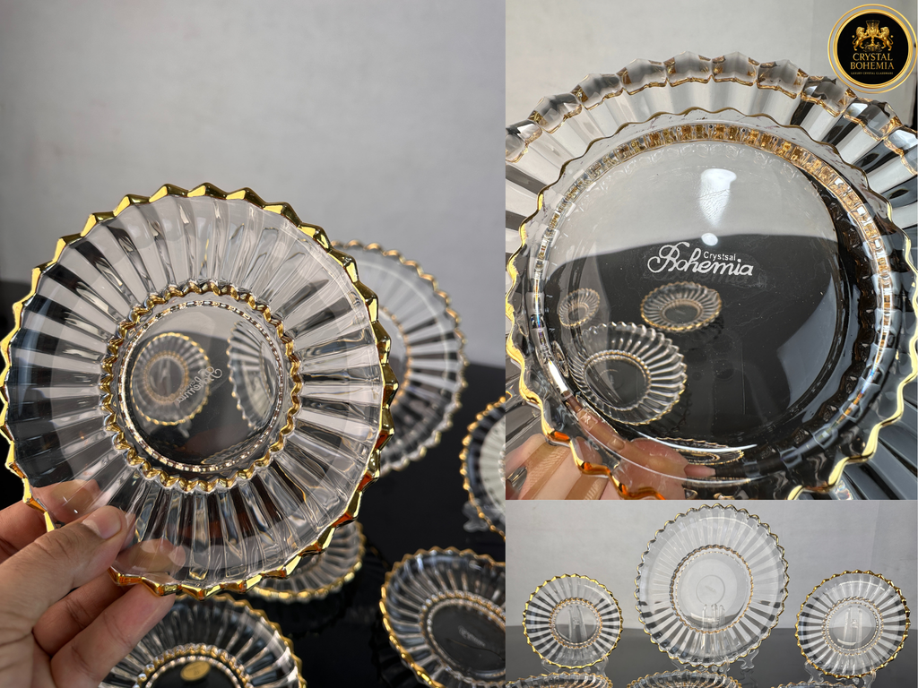 طقم جاتوه شمس كريستال بوهيمي ذهبي