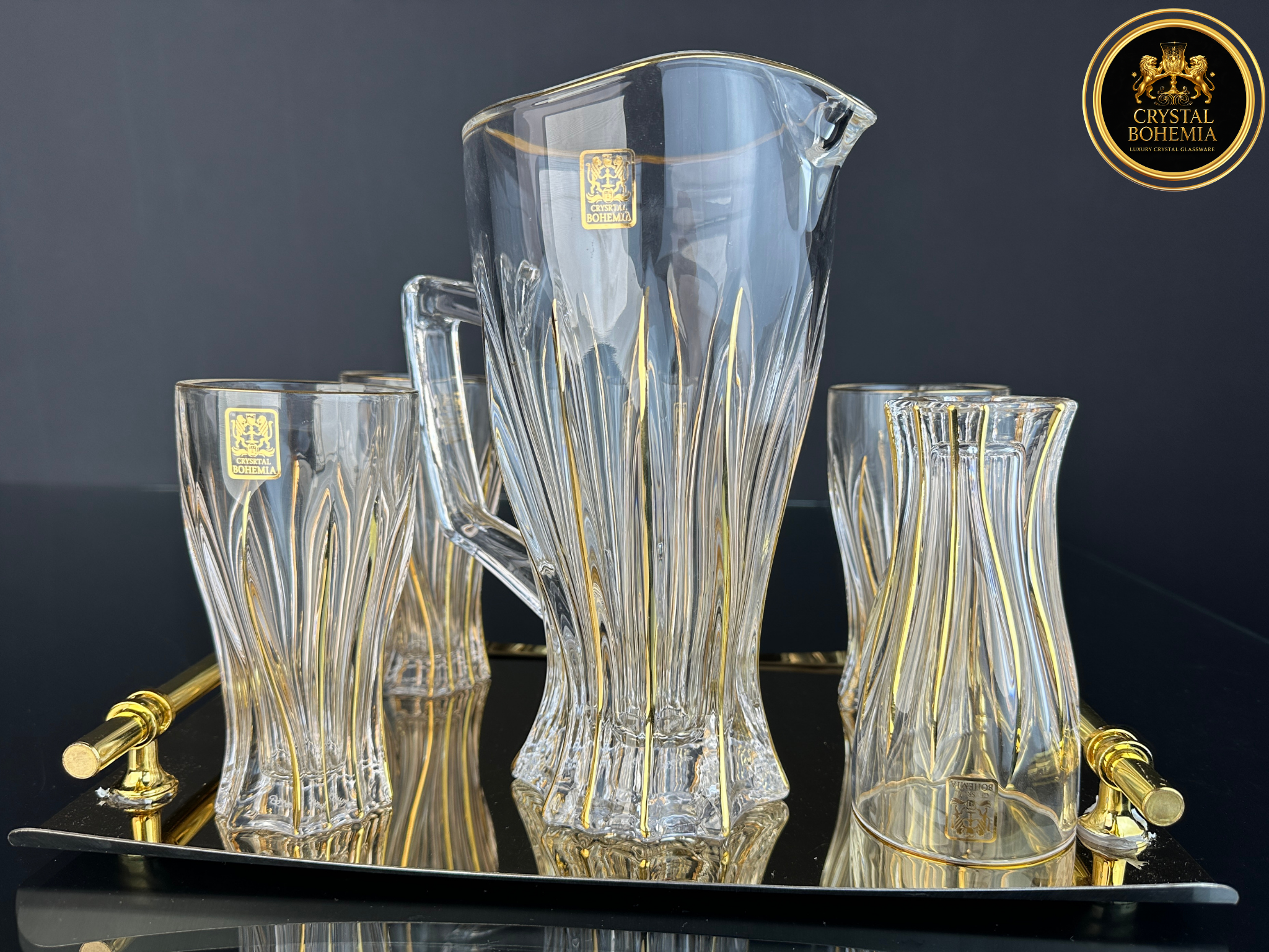 شربات كريستال بوهيمي مناسب لتنسيق النيش وجهاز العروسة