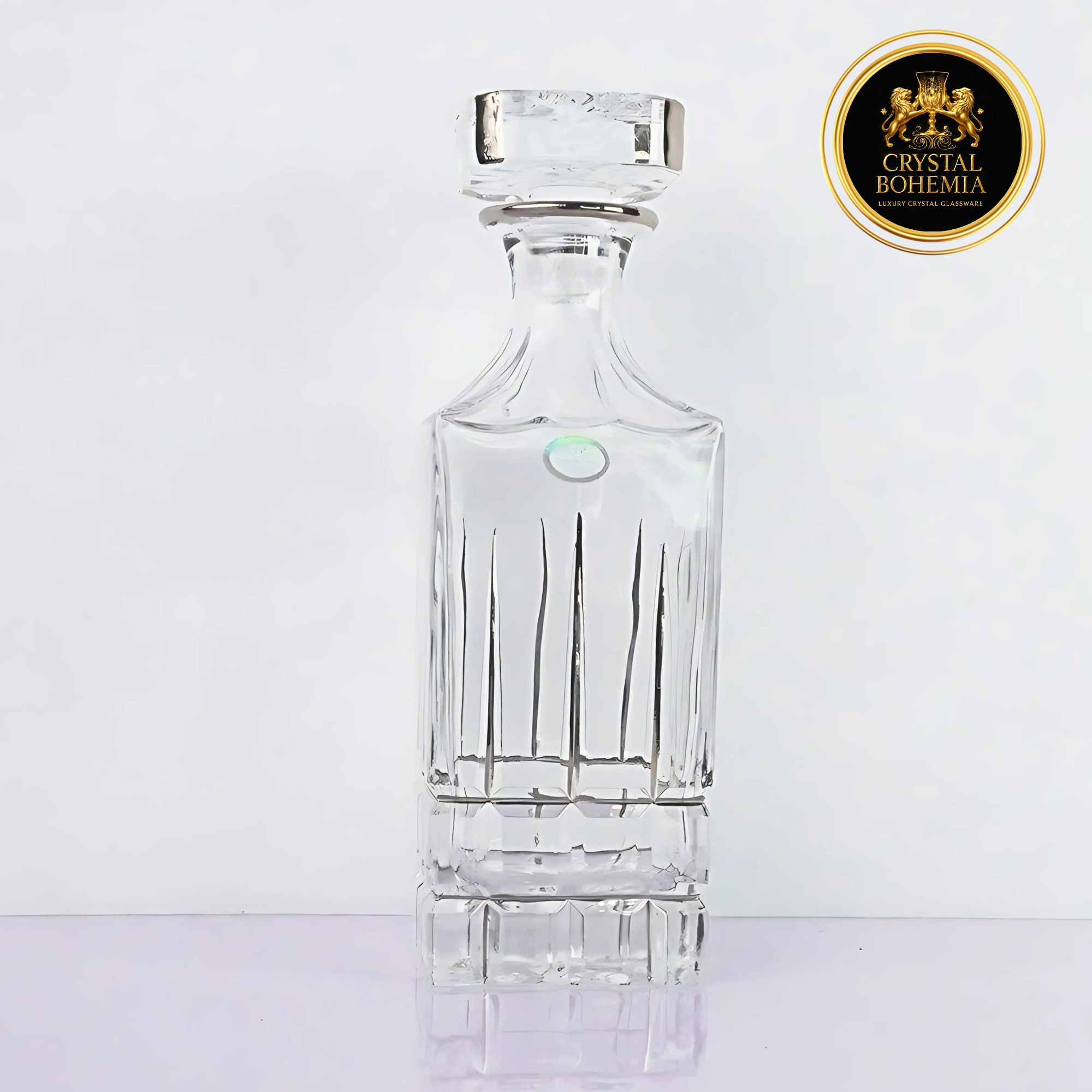 طقم كاسات كريستال بوهيمي شفاف  7 قطع CB001079