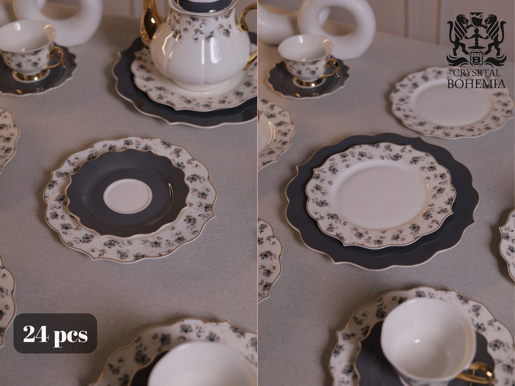 thai tea and dessert set 24 pcs 
