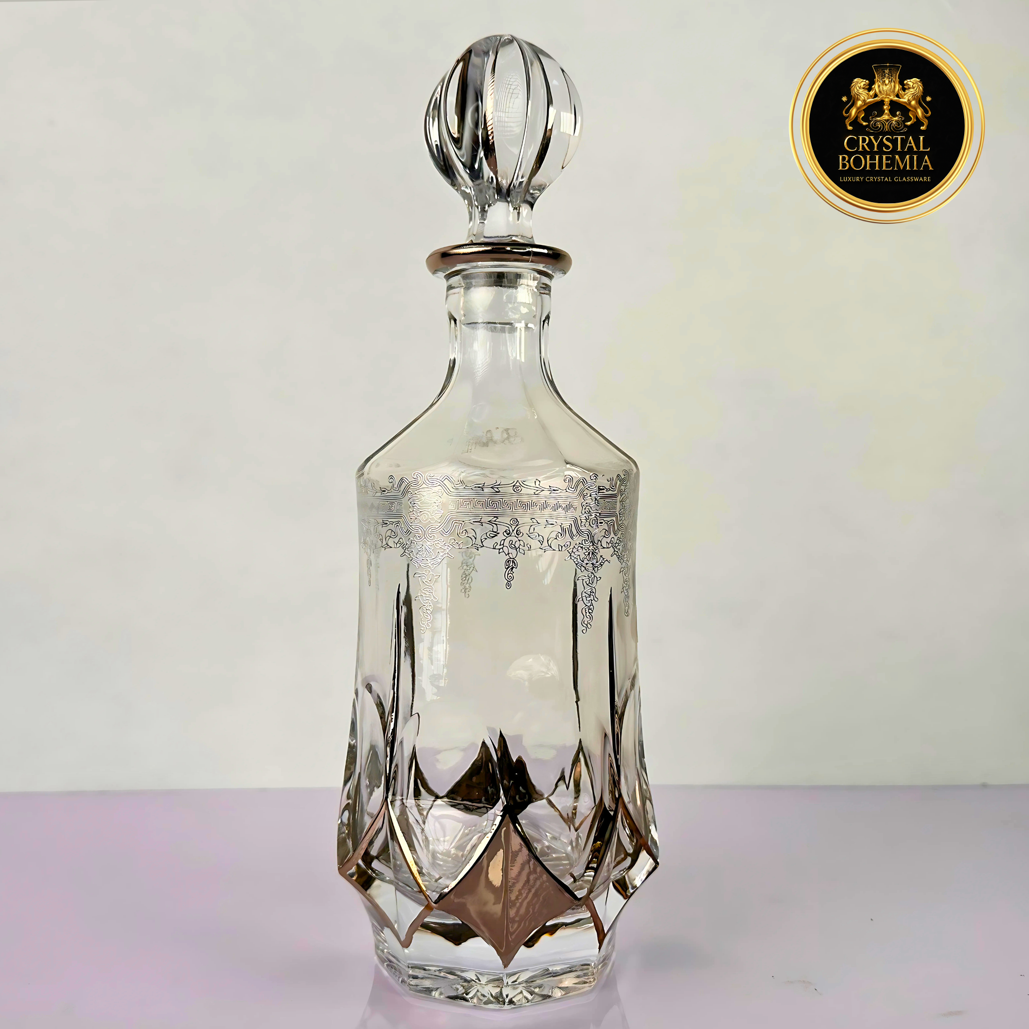 طقم كاسات كريستال بوهيمي للعروسه 7 قطع CB001085