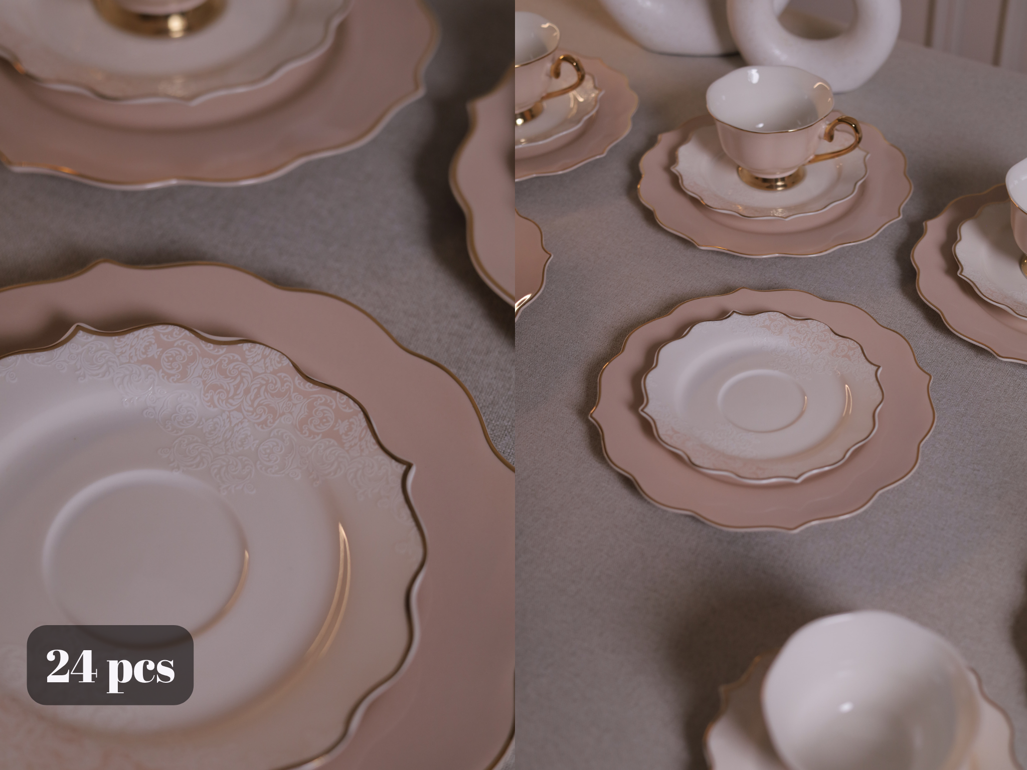 طقم شاي وجاتوه جهاز العروسة شيك
