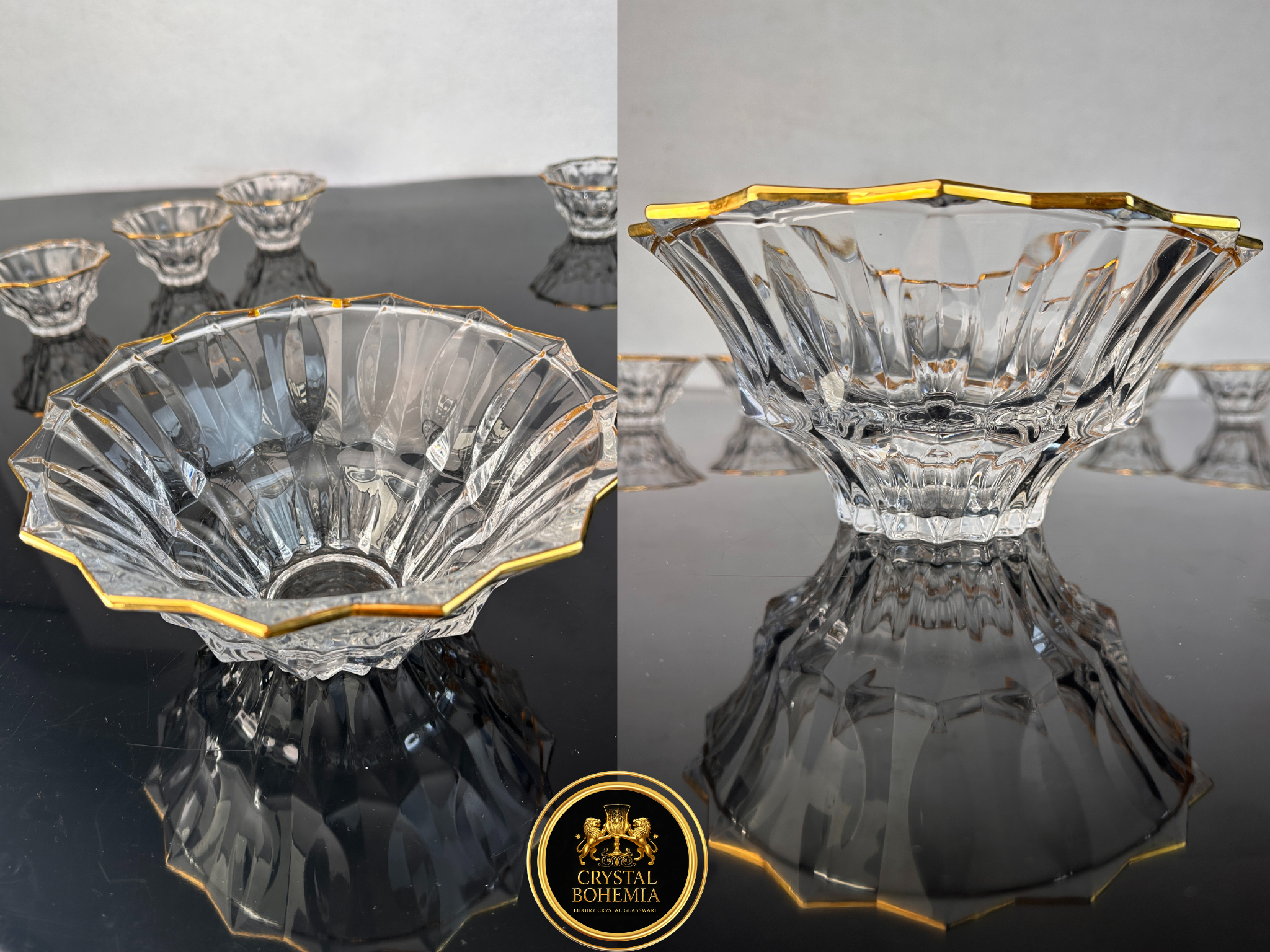 طقم خشاف كريستال بوهيمي - ميراج