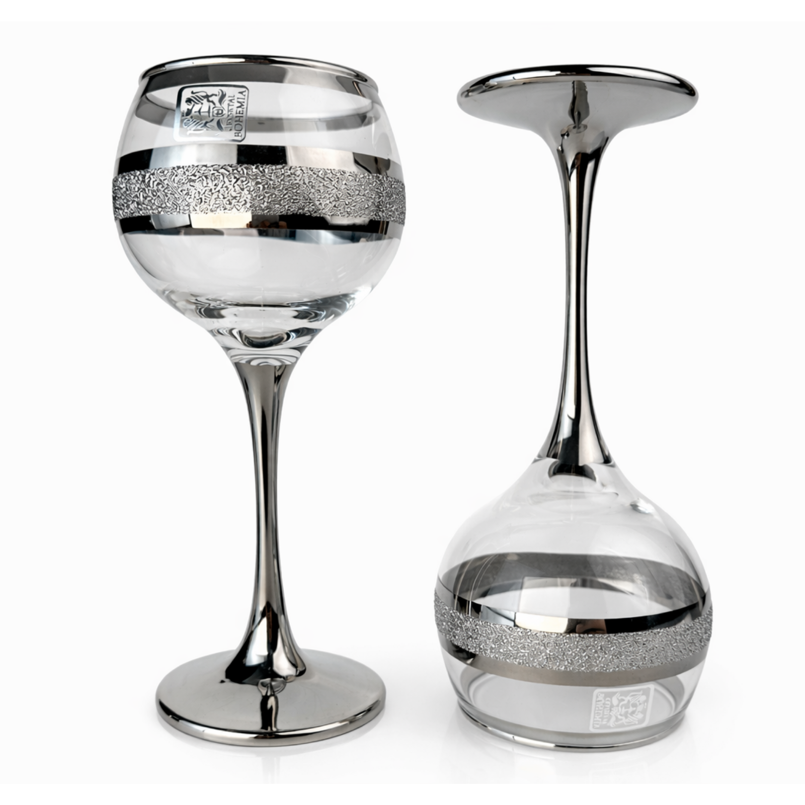 طقم كاسات فضي