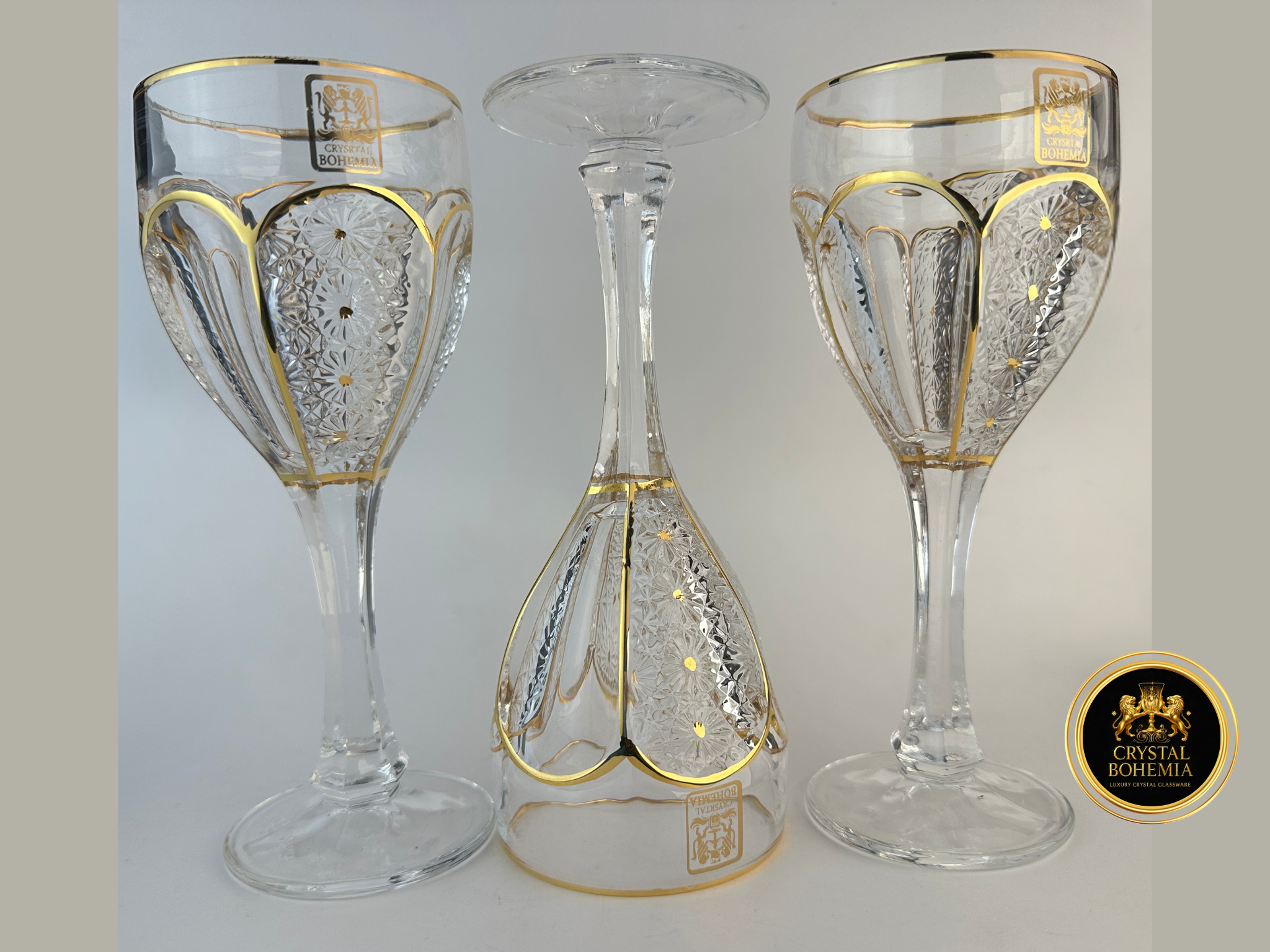 كاسات كريستال بوهيمي سفاري 500 للتقديم الراقي