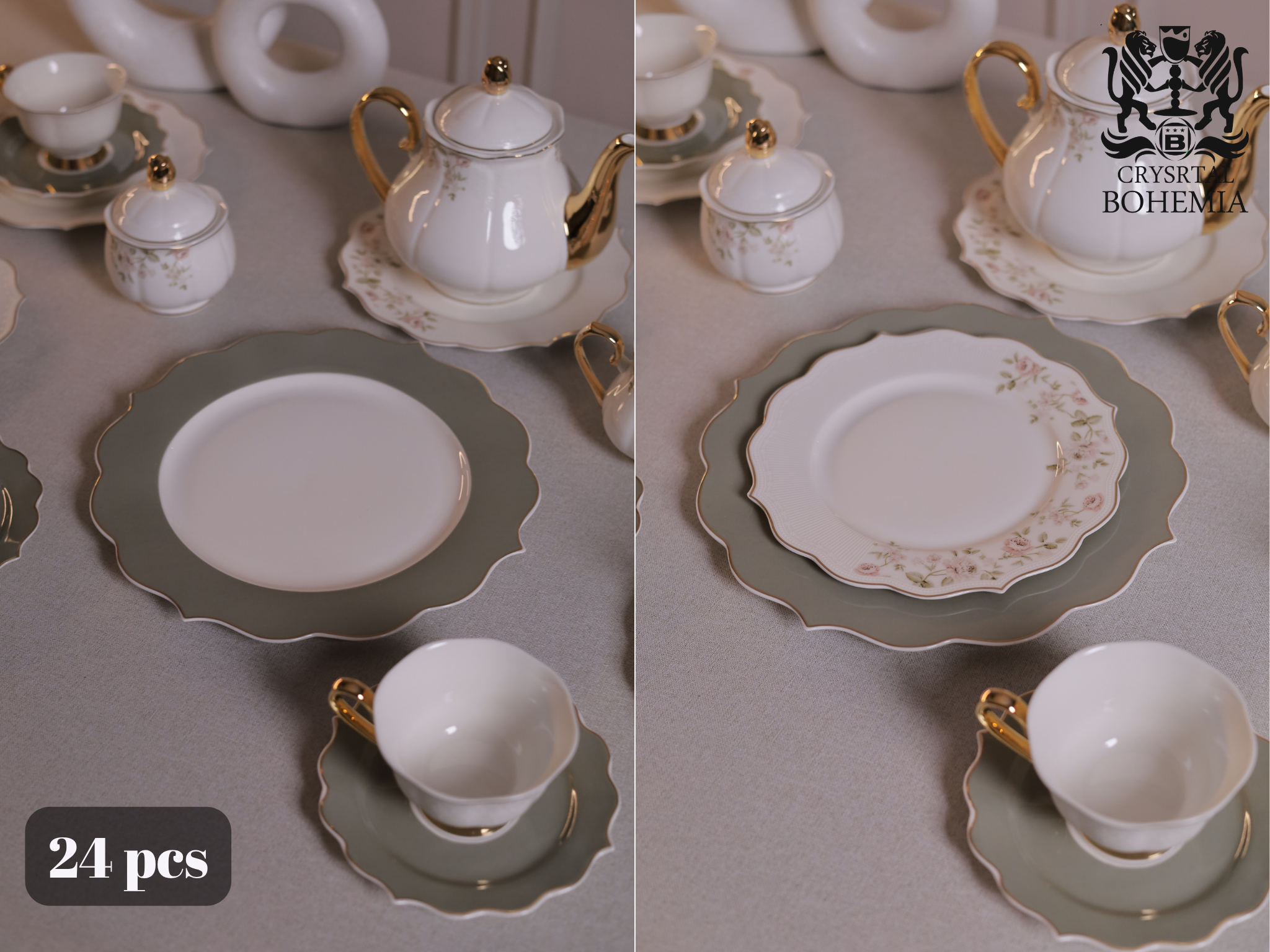 طقم شاي وجاتوه جهاز العروسة 