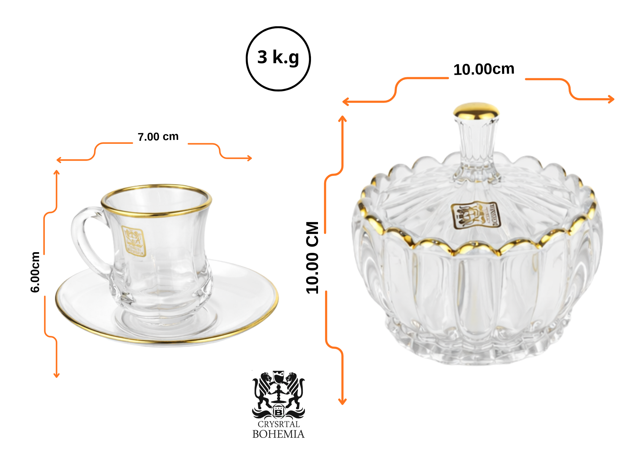 طقم شاي شمس للاستخدام اليومي