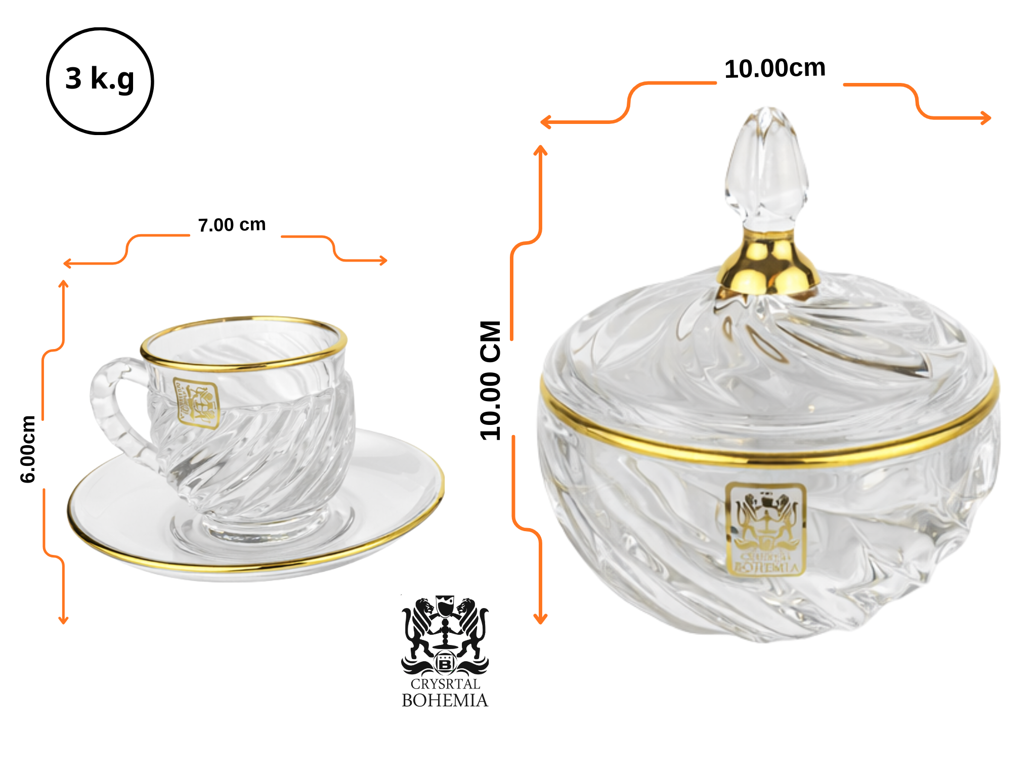 طقم شاي ريجا للاستخدام اليومي