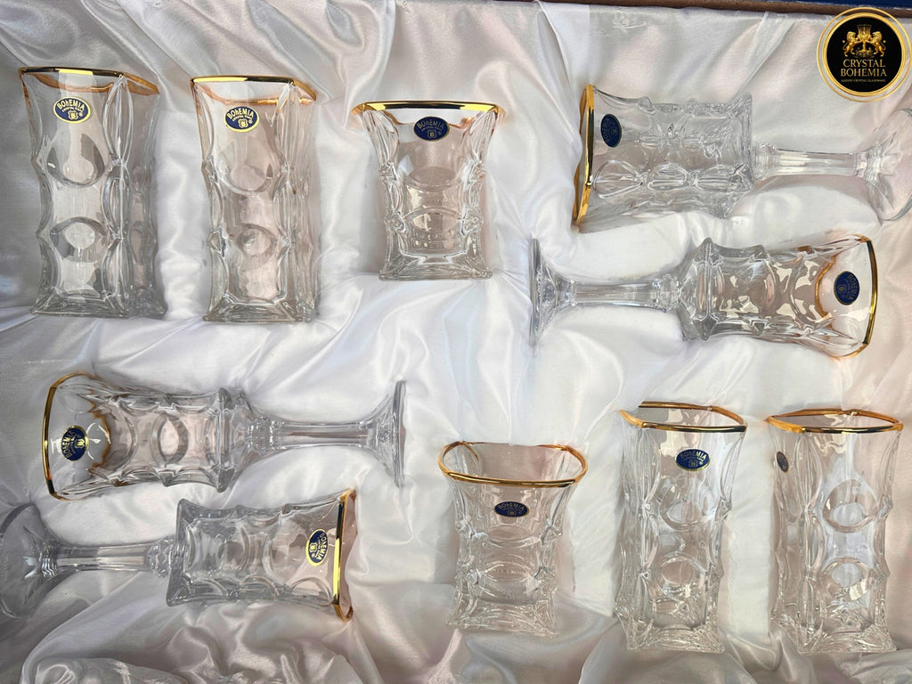 طقم كريستال بوهيمي 19 قطعه (cb001088)