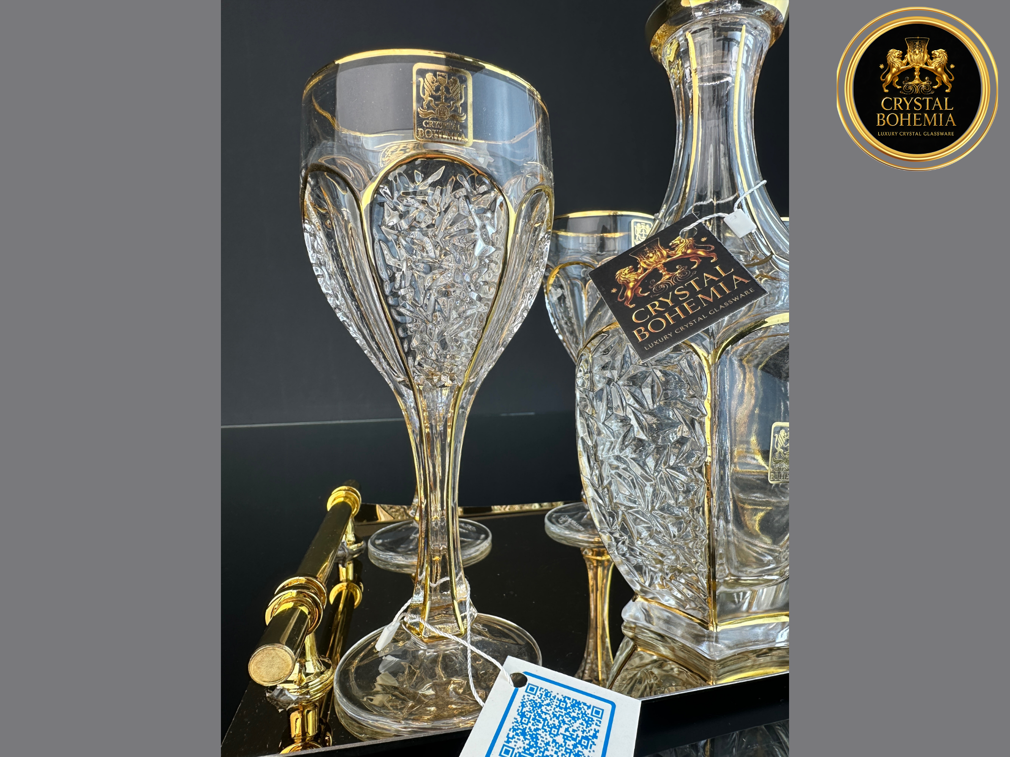 شربات سفاري 500 كريستال بوهيمي للتقديم الراقي