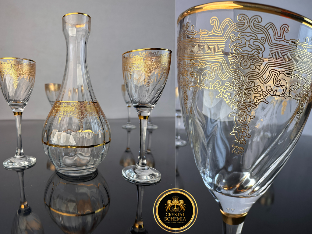 طقم شربات فراي تركي -ديكاله ذهبي