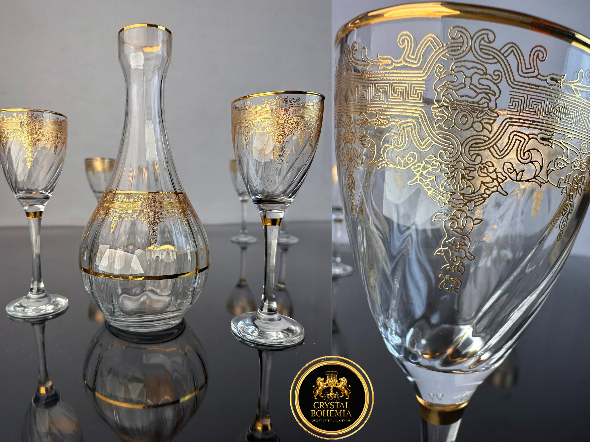 طقم شربات فراي تركي -ديكاله ذهبي