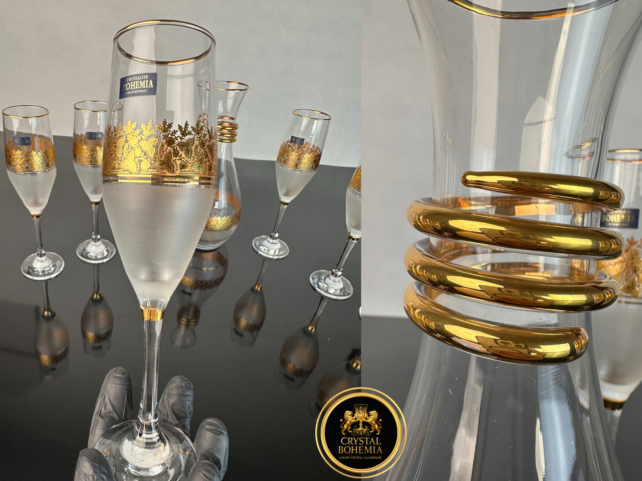 طقم شربات دريم تركي - ذهبي