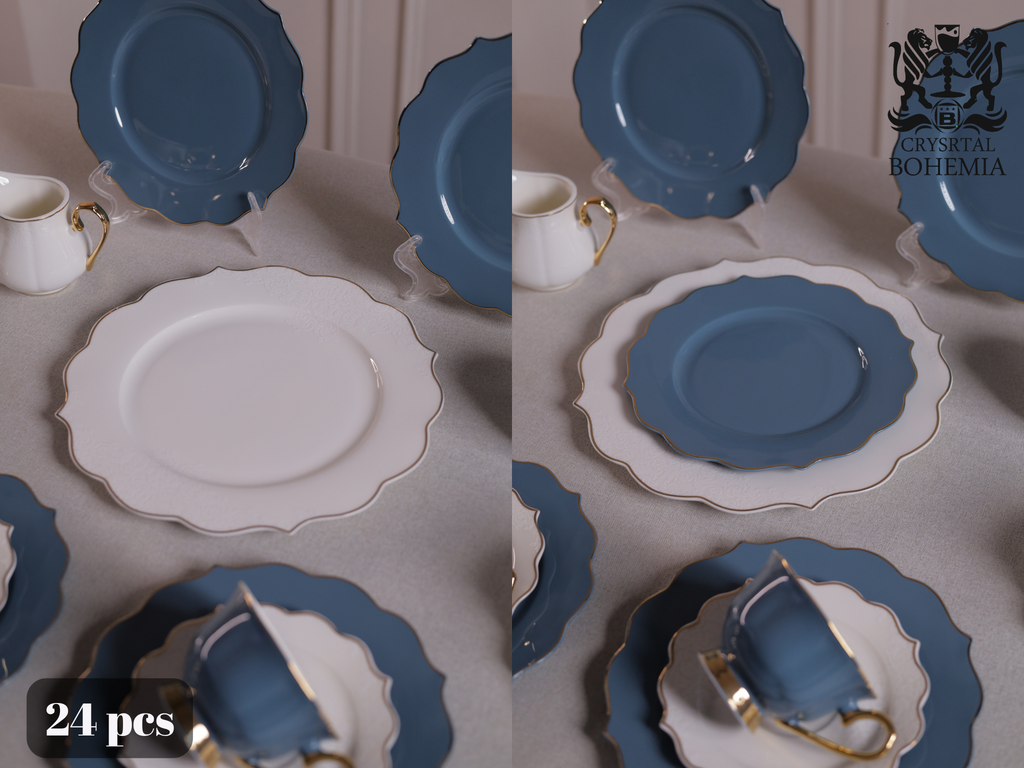 طقم شاي وجاتوه بورسلين راقي