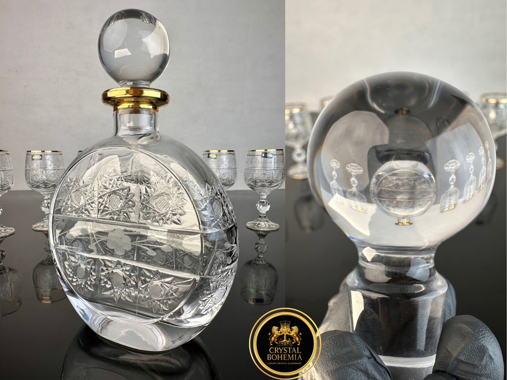 طقم شربات كولوديا حفر ديفينشي كريستال تيشيكي