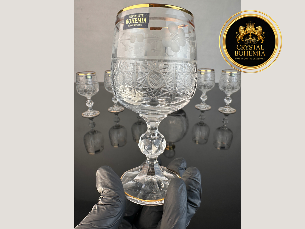 طقم شربات كولوديا حفر ديفينشي كريستال تيشيكي