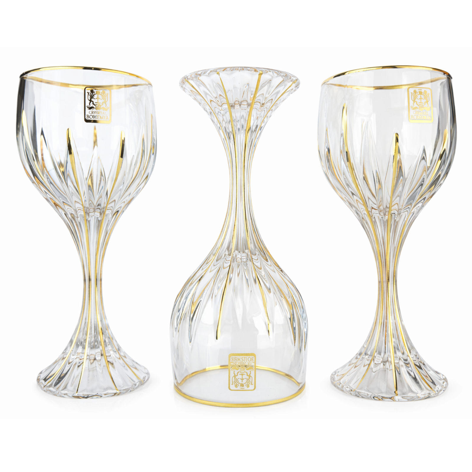 صورة طقم كاسات كريستال