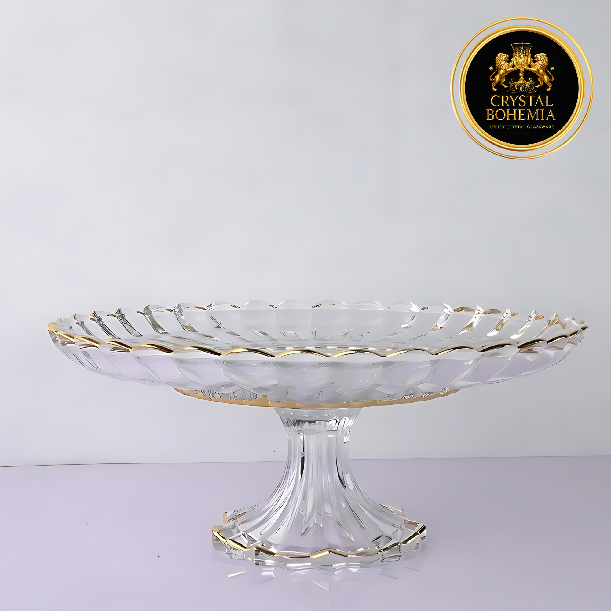 طقم سفرة كريستال بوهيمي ملون (CB001015)