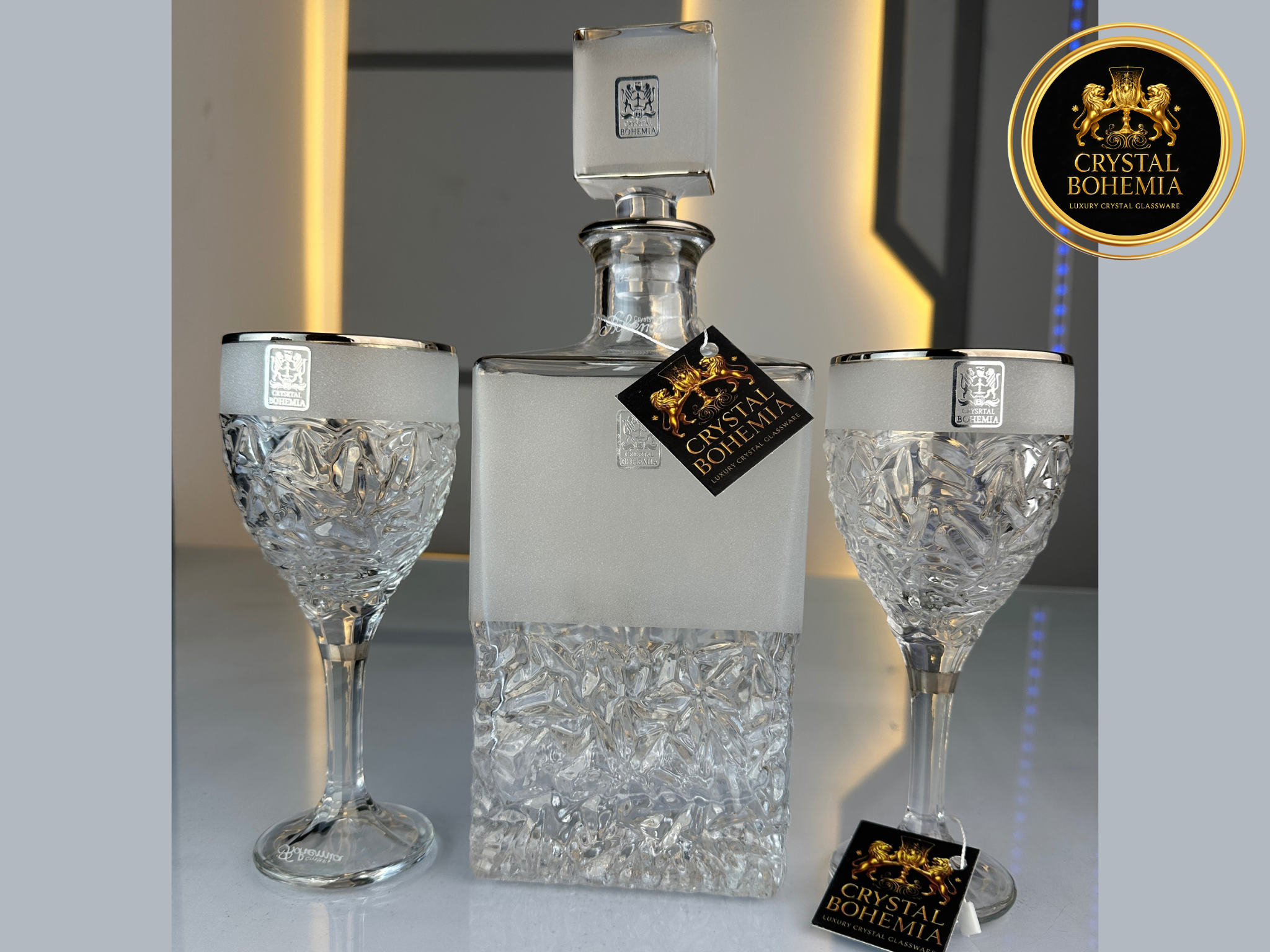 شربات كريستال بوهيمي مناسب لتنسيق النيش وجهاز العروسة