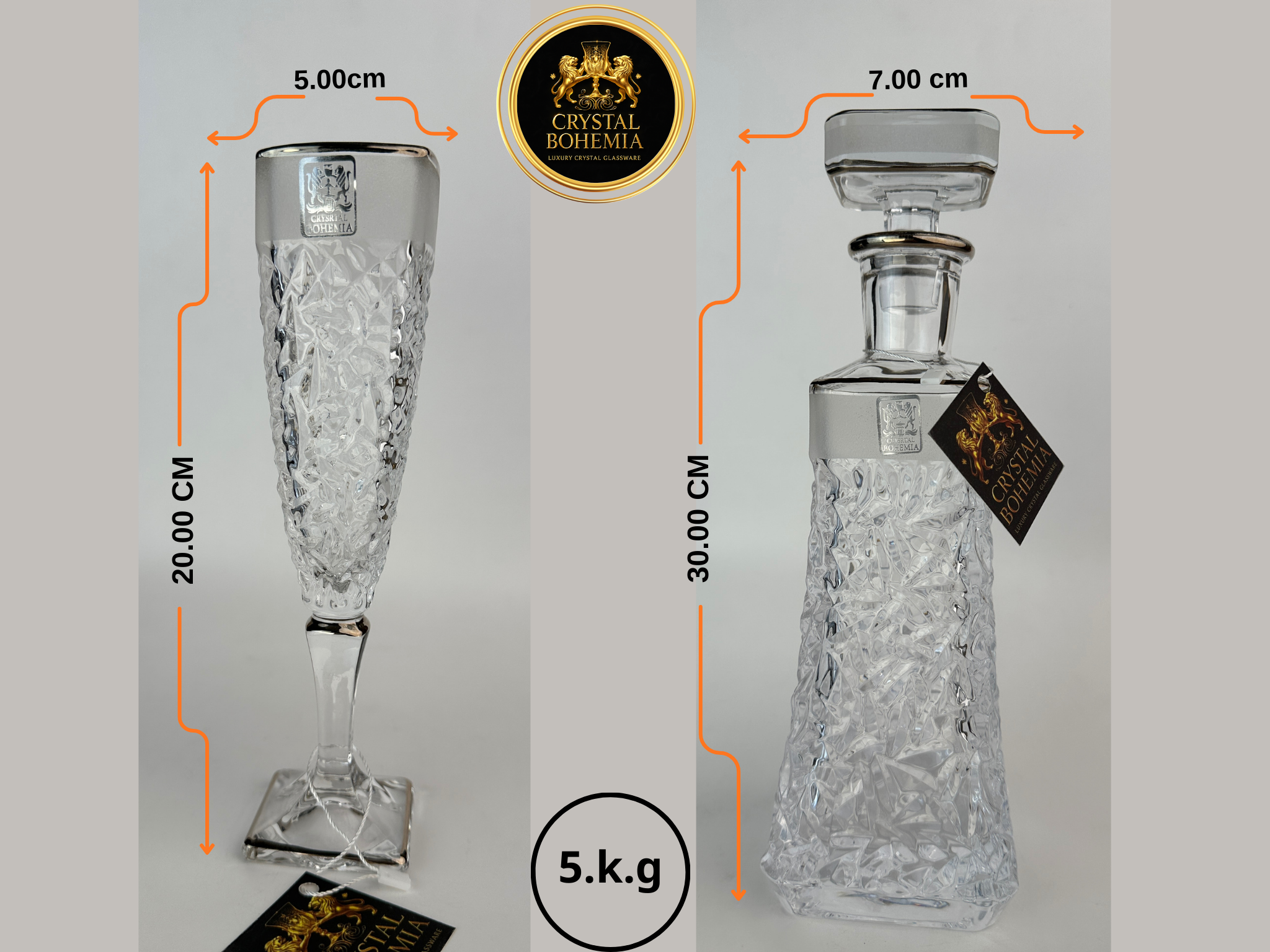 مقاس طقم شربات أريزو رمل للتقديم الراقي كريستال بوهيمي