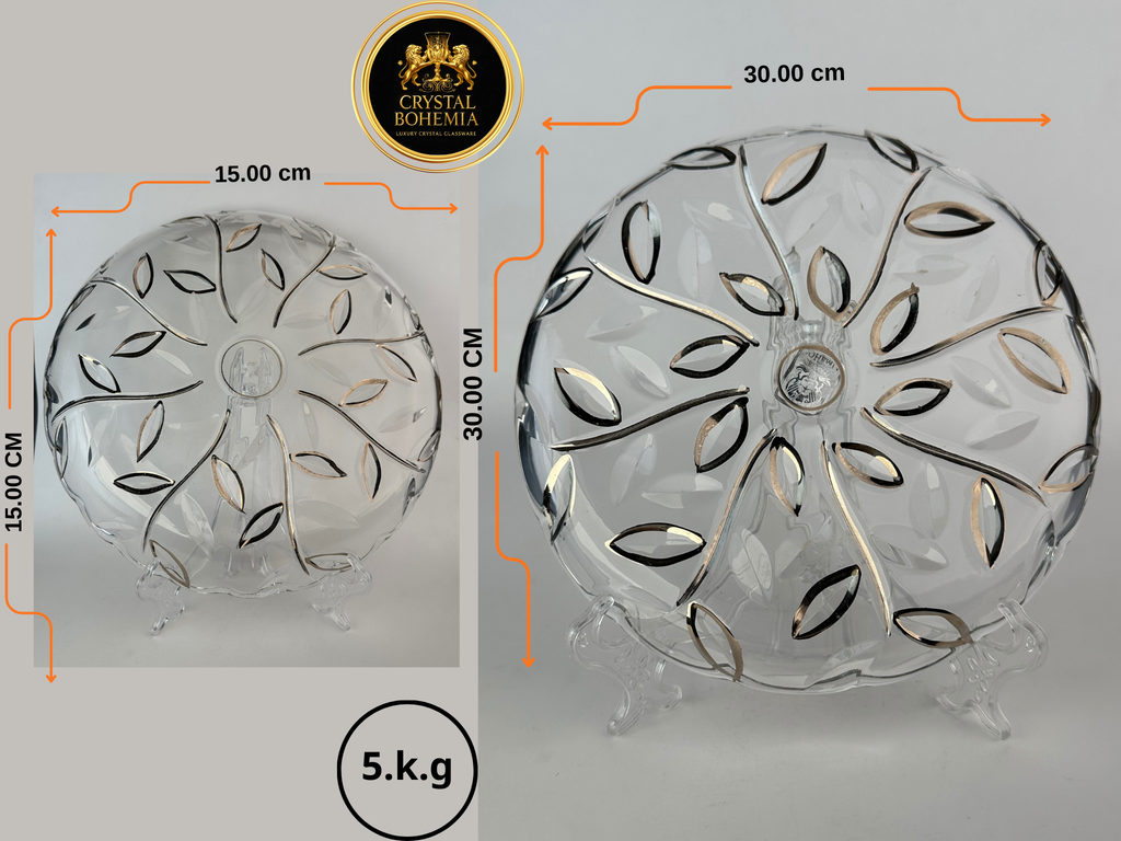 مقسات  أطباق جاتوة كريستال جهاز العروسة