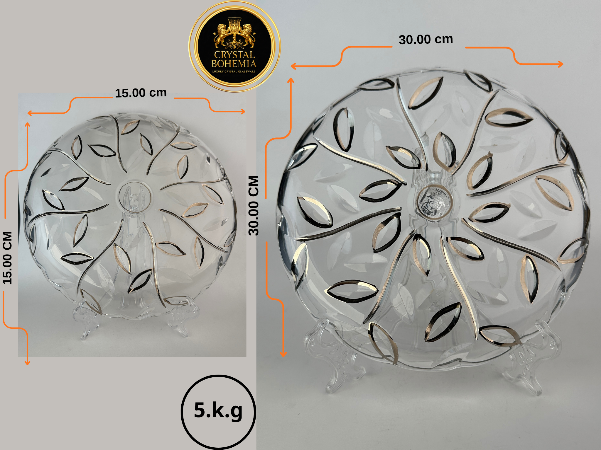 مقسات  أطباق جاتوة كريستال جهاز العروسة