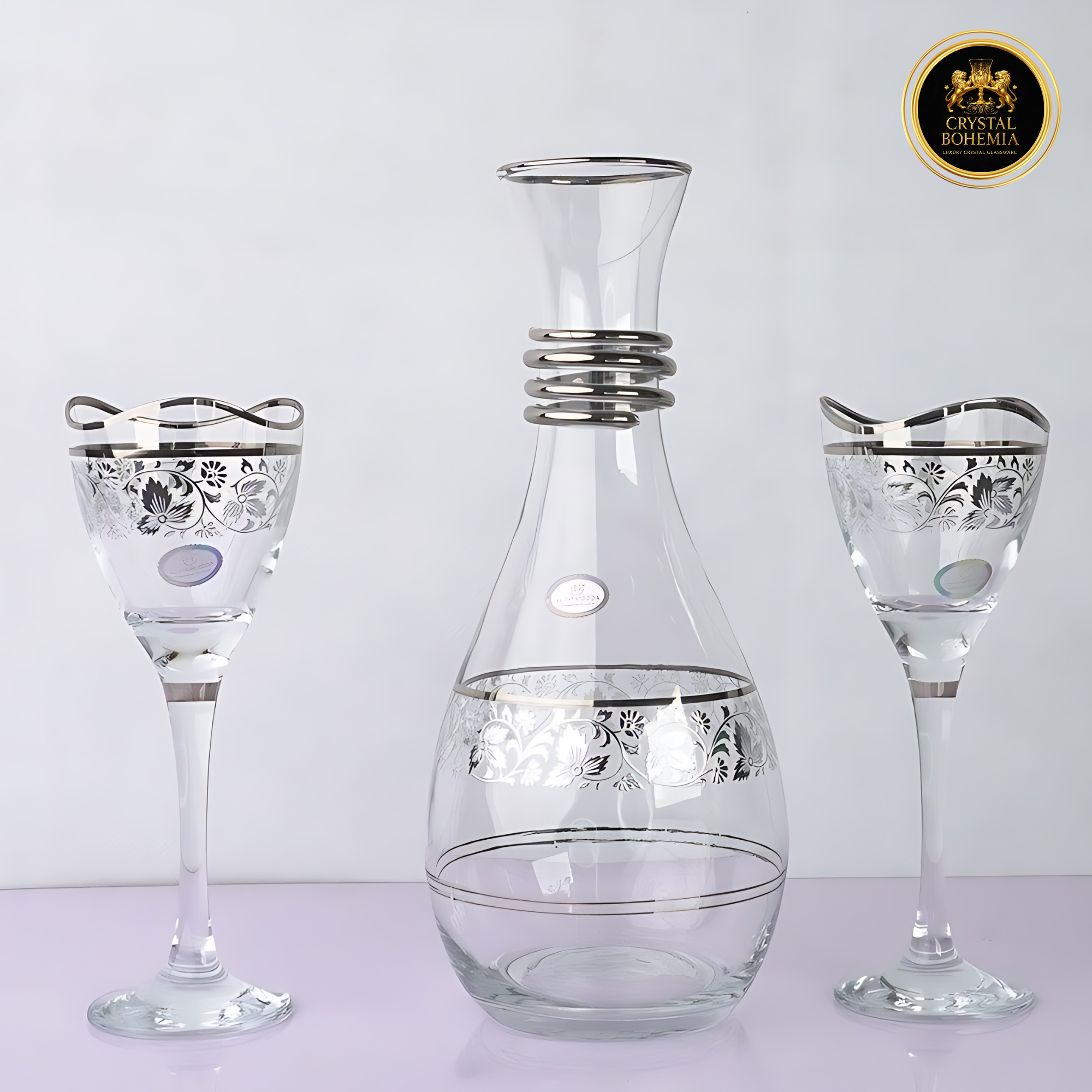 طقم كاسات كريستال تركي مميز 7 قطع  (CB001024)