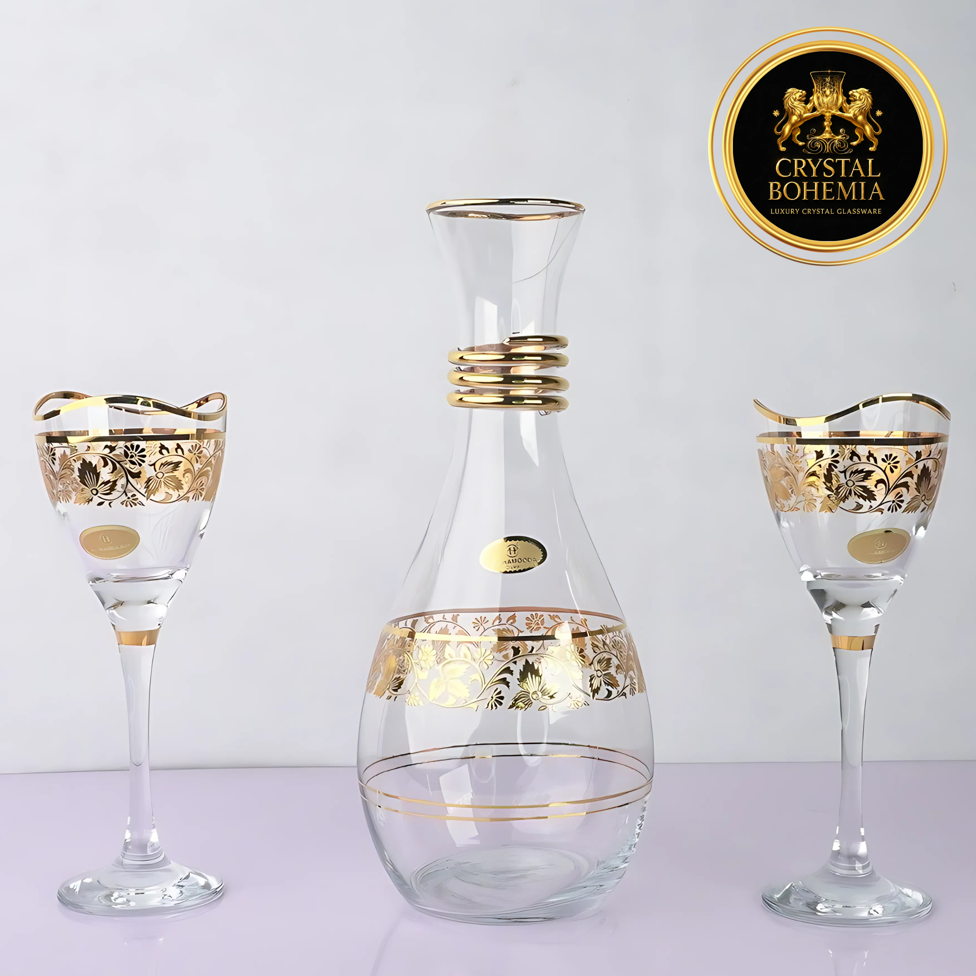 طقم كاسات كريستال تركي  6 قطع    (CB001025)