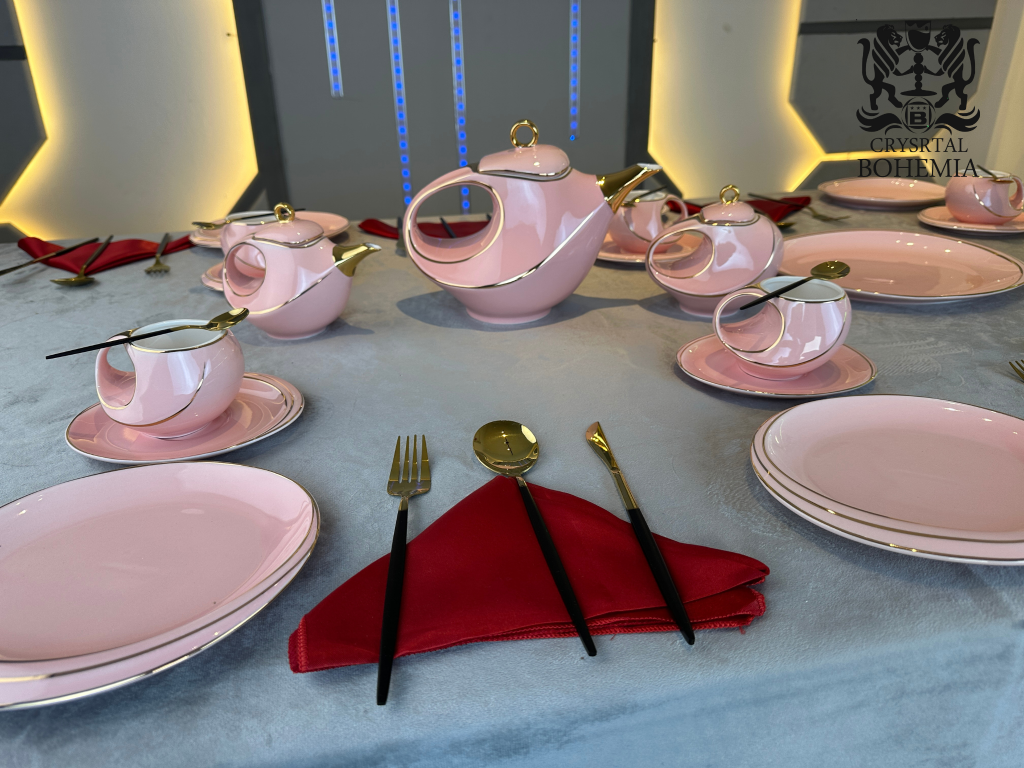 طقم شاي مودرن للصالون وجهاز العروسة