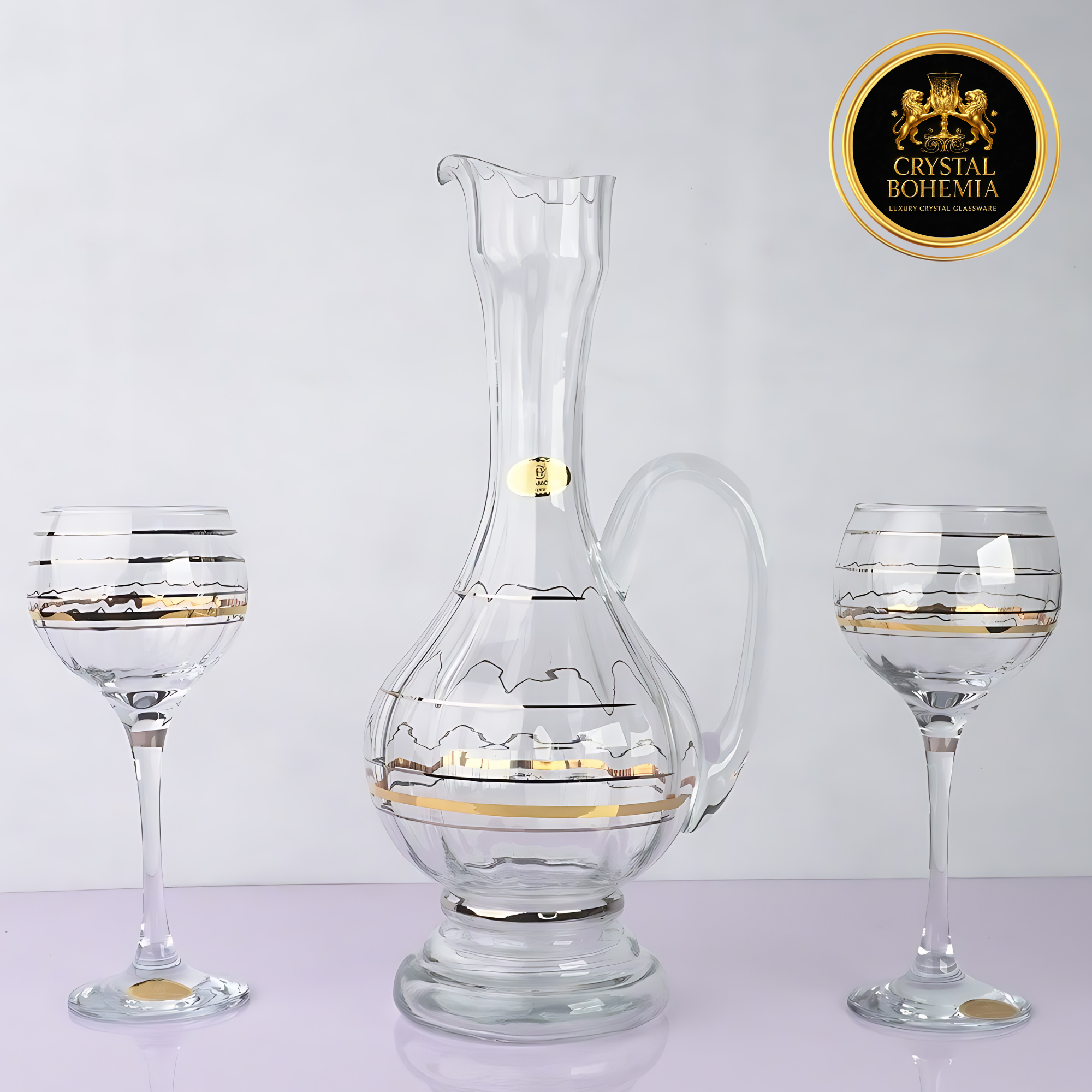 طقم كاسات كريستال تركي 6 قطع    (CB001028)