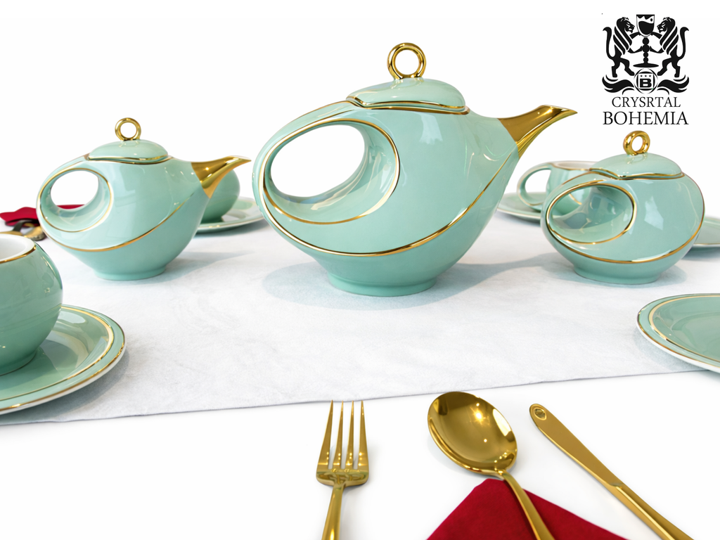 طقم شاي مودرن للصالون وجهاز العروسة